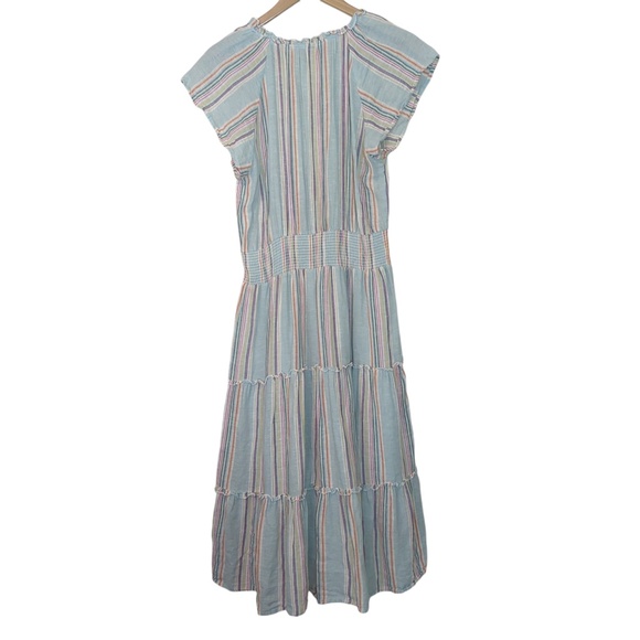 Rails Striped Multicolor Midi Dress - Picture 5 of 9